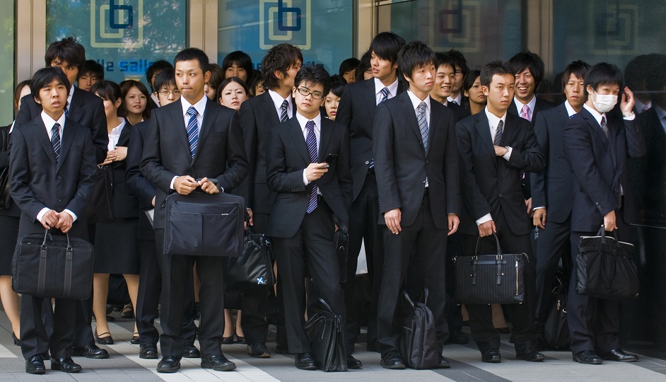 Japanese office workers